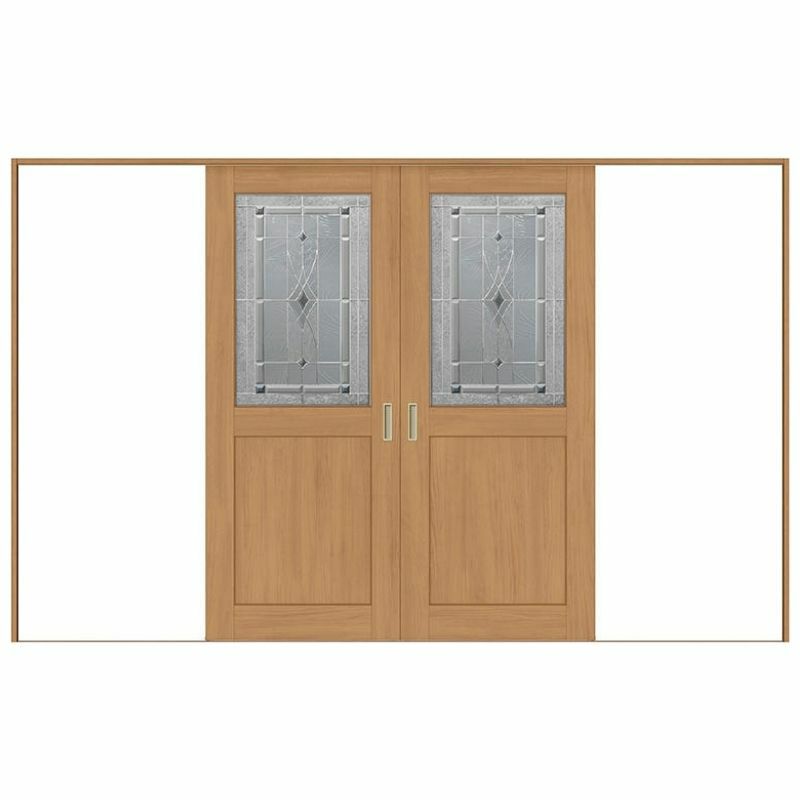 室内引戸 引分け戸 Vレール方式 ラシッサS クラシックタイプ LWB ケーシング付枠 3220 W3253×H2023mm リクシル トステム 引き分け戸 室内 ドア 引き戸 LIXIL/TOSTEM リビング建材 室内建具 戸 扉 ドア リフォーム DIY