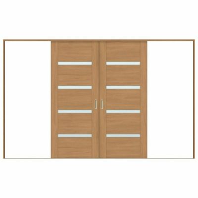 室内引戸 引分け戸 Vレール方式 ラシッサS ガラスタイプ LGR ケーシング付枠 3220 W3253×H2023mm リクシル トステム 引き分け戸 室内 ドア 引き戸 LIXIL/TOSTEM リビング建材 室内建具 戸 扉 ドア リフォーム DIY