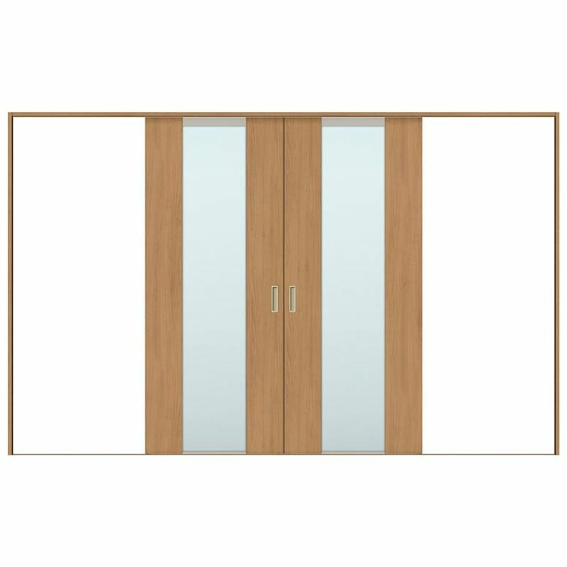 室内引戸 引分け戸 Vレール方式 ラシッサS ガラスタイプ LGN ケーシング付枠 3220 W3253×H2023mm リクシル トステム 引き分け戸 室内 ドア 引き戸 LIXIL/TOSTEM リビング建材 室内建具 戸 扉 ドア リフォーム DIY