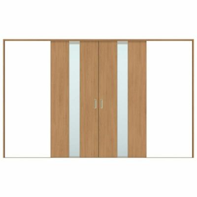 室内引戸 引分け戸 Vレール方式 ラシッサS ガラスタイプ LGM ケーシング付枠 3220 W3253×H2023mm リクシル トステム 引き分け戸 室内 ドア 引き戸 LIXIL/TOSTEM リビング建材 室内建具 戸 扉 ドア リフォーム DIY