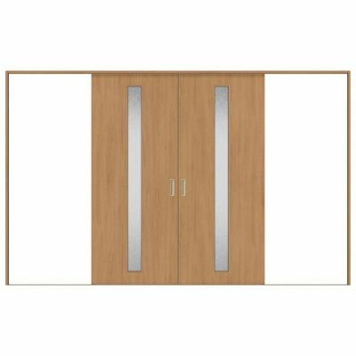 室内引戸 引分け戸 Vレール方式 ラシッサS ガラスタイプ LGA ケーシング付枠 3220 W3253×H2023mm リクシル トステム 引き分け戸 室内 ドア 引き戸 LIXIL/TOSTEM リビング建材 室内建具 戸 扉 ドア リフォーム DIY