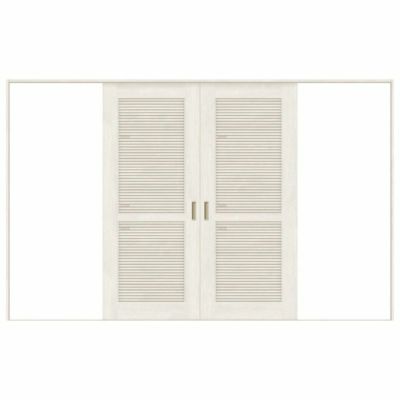 採風 室内引戸 引分け戸 Vレール方式 ラシッサS 通風タイプ LTA ノンケーシング枠 3220 W3253×H2023mm リクシル トステム 引き分け戸 室内 ドア 引き戸 LIXIL/TOSTEM リビング建材 室内建具 戸 扉 ドア リフォーム DIY