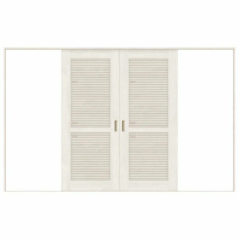 採風 室内引戸 引分け戸 Vレール方式 ラシッサS 通風タイプ LTA ノンケーシング枠 3220 W3253×H2023mm リクシル トステム 引き分け戸 室内 ドア 引き戸 LIXIL/TOSTEM リビング建材 室内建具 戸 扉 ドア リフォーム DIY