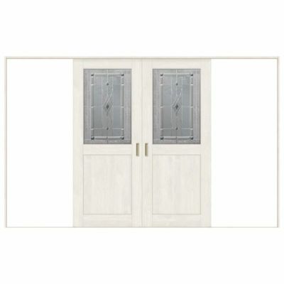 室内引戸 引分け戸 Vレール方式 ラシッサS クラシックタイプ LWB ノンケーシング枠 3220 W3253×H2023mm リクシル トステム 引き分け戸 室内 ドア 引き戸 LIXIL/TOSTEM リビング建材 室内建具 戸 扉 ドア リフォーム DIY