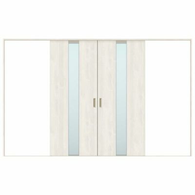 室内引戸 引分け戸 Vレール方式 ラシッサS ガラスタイプ LGM ノンケーシング枠 3220 W3253×H2023mm リクシル トステム 引き分け戸 室内 ドア 引き戸 LIXIL/TOSTEM リビング建材 室内建具 戸 扉 ドア リフォーム DIY