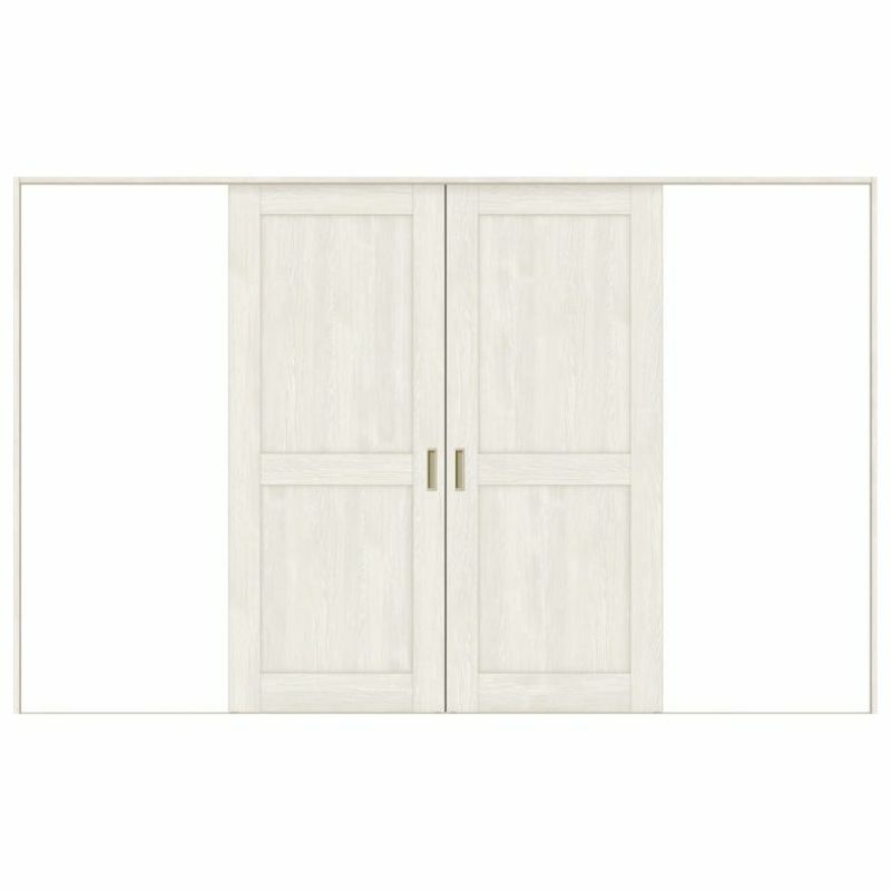 室内引戸 引分け戸 Vレール方式 ラシッサS パネルタイプ LAH ノンケーシング枠 3220 W3253×H2023mm リクシル トステム 引き分け戸 室内 ドア 引き戸 LIXIL/TOSTEM リビング建材 室内建具 戸 扉 ドア リフォーム DIY