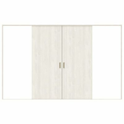 室内引戸 引分け戸 Vレール方式 ラシッサS パネルタイプ LAC ノンケーシング枠 3220 W3253×H2023mm リクシル トステム 引き分け戸 室内 ドア 引き戸 LIXIL/TOSTEM リビング建材 室内建具 戸 扉 ドア リフォーム DIY