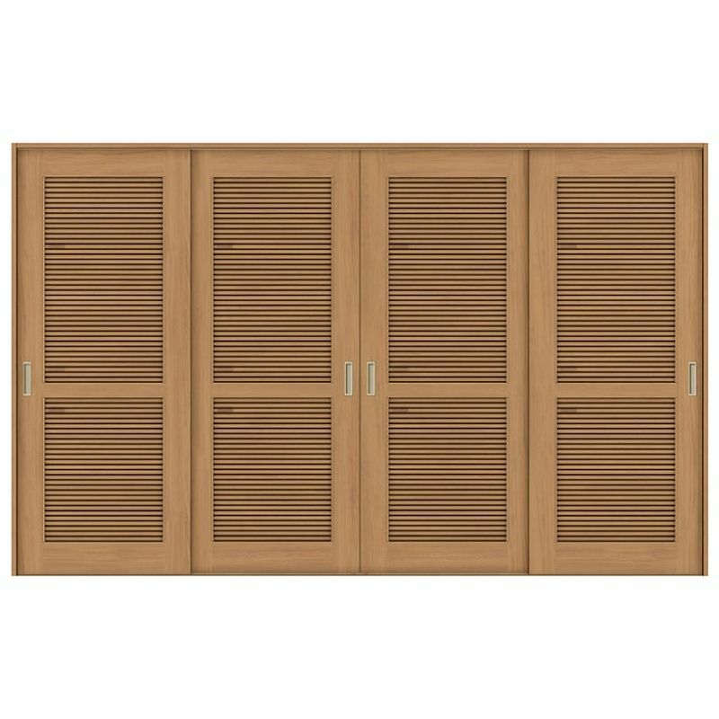 採風 室内引戸 引き違い戸 4枚建 Vレール方式 ラシッサS 通風タイプ LTA ケーシング付枠 3220 W3253×H2023mm リクシル トステム 引違い戸 ドア 引き戸 LIXIL/TOSTEM リビング建材 室内建具 戸 扉 ドア リフォーム DIY