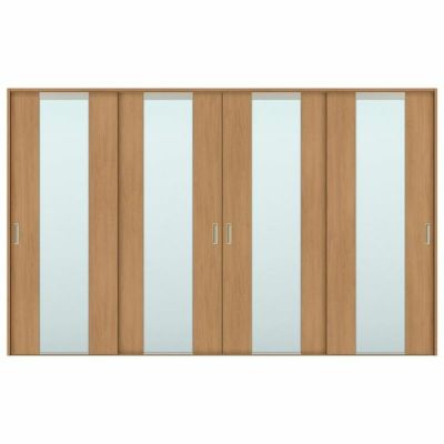 室内引戸 引き違い戸 4枚建 Vレール方式 ラシッサS ガラスタイプ LGN ケーシング付枠 3220 W3253×H2023mm リクシル トステム 引違い戸 ドア 引き戸 LIXIL/TOSTEM リビング建材 室内建具 戸 扉 ドア リフォーム DIY