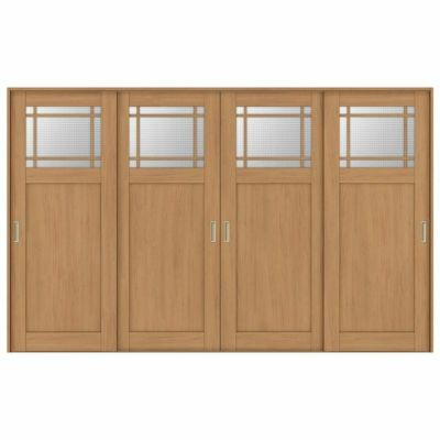 室内引戸 引き違い戸 4枚建 Vレール方式 ラシッサS ガラスタイプ LGJ ケーシング付枠 3220 W3253×H2023mm リクシル トステム 引違い戸 ドア 引き戸 LIXIL/TOSTEM リビング建材 室内建具 戸 扉 ドア リフォーム DIY