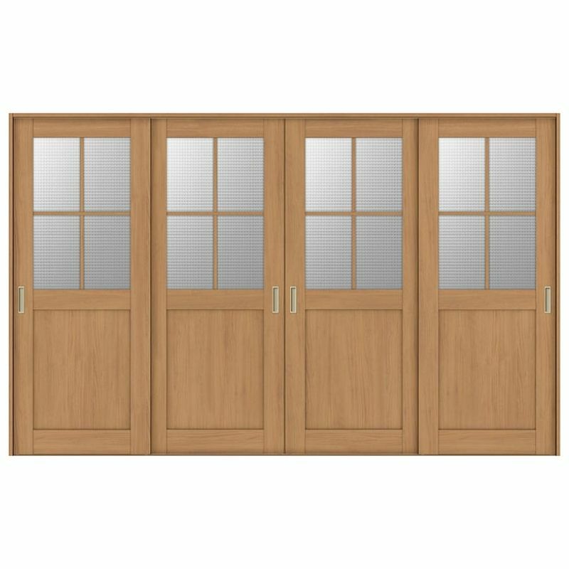 室内引戸 引き違い戸 4枚建 Vレール方式 ラシッサS ガラスタイプ LGH ケーシング付枠 3220 W3253×H2023mm リクシル トステム 引違い戸 ドア 引き戸 LIXIL/TOSTEM リビング建材 室内建具 戸 扉 ドア リフォーム DIY