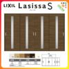 室内引戸 引き違い戸 4枚建 Vレール方式 ラシッサS ガラスタイプ LGD ケーシング付枠 3220 W3253×H2023mm リクシル トステム 引違い戸 ドア 引き戸 LIXIL/TOSTEM リビング建材 室内建具 戸 扉 ドア リフォーム DIY