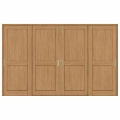 室内引戸 引き違い戸 4枚建 Vレール方式 ラシッサS パネルタイプ LAH ケーシング付枠 3220 W3253×H2023mm リクシル トステム 引違い戸 ドア 引き戸 LIXIL/TOSTEM リビング建材 室内建具 戸 扉 ドア リフォーム DIY