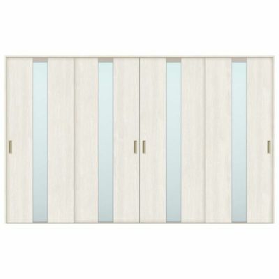 室内引戸 引き違い戸 4枚建 Vレール方式 ラシッサS ガラスタイプ LGM ノンケーシング枠 3220 W3253×H2023mm リクシル トステム 引違い戸 ドア 引き戸 LIXIL/TOSTEM リビング建材 室内建具 戸 扉 ドア リフォーム DIY