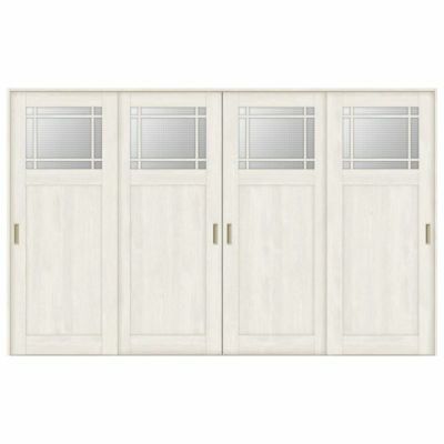 室内引戸 引き違い戸 4枚建 Vレール方式 ラシッサS ガラスタイプ LGJ ノンケーシング枠 3220 W3253×H2023mm リクシル トステム 引違い戸 ドア 引き戸 LIXIL/TOSTEM リビング建材 室内建具 戸 扉 ドア リフォーム DIY