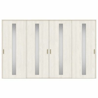 室内引戸 引き違い戸 4枚建 Vレール方式 ラシッサS ガラスタイプ LGA ノンケーシング枠 3220 W3253×H2023mm リクシル トステム 引違い戸 ドア 引き戸 LIXIL/TOSTEM リビング建材 室内建具 戸 扉 ドア リフォーム DIY