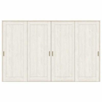 室内引戸 引き違い戸 4枚建 Vレール方式 ラシッサS パネルタイプ LAG ノンケーシング枠 3220 W3253×H2023mm リクシル トステム 引違い戸 ドア 引き戸 LIXIL/TOSTEM リビング建材 室内建具 戸 扉 ドア リフォーム DIY