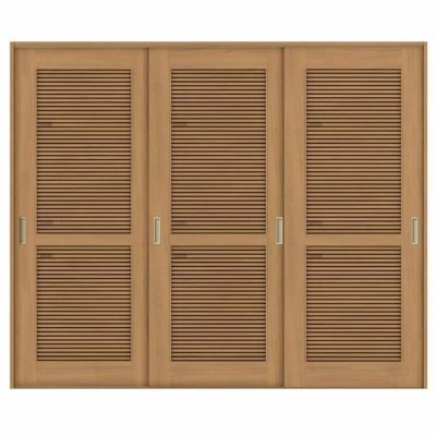 採風 室内引戸 引き違い戸 3枚建 Vレール方式 ラシッサS 通風タイプ LTA ケーシング付枠 2420 W2432×H2023mm リクシル トステム 引違い戸 ドア 引き戸 LIXIL/TOSTEM リビング建材 室内建具 戸 扉 ドア リフォーム DIY