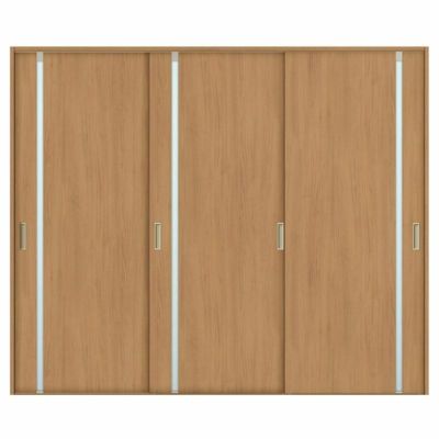 室内引戸 引き違い戸 3枚建 Vレール方式 ラシッサS ガラスタイプ LGL ケーシング付枠 2420 W2432×H2023mm リクシル トステム 引違い戸 ドア 引き戸 LIXIL/TOSTEM リビング建材 室内建具 戸 扉 ドア リフォーム DIY