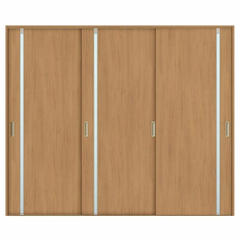 室内引戸 引き違い戸 3枚建 Vレール方式 ラシッサS ガラスタイプ LGL ケーシング付枠 2420 W2432×H2023mm リクシル トステム 引違い戸 ドア 引き戸 LIXIL/TOSTEM リビング建材 室内建具 戸 扉 ドア リフォーム DIY