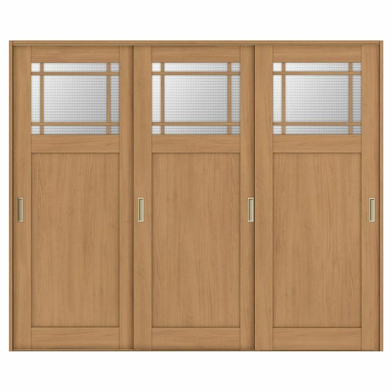 室内引戸 引き違い戸 3枚建 Vレール方式 ラシッサS ガラスタイプ LGJ ケーシング付枠 2420 W2432×H2023mm リクシル トステム 引違い戸 ドア 引き戸 LIXIL/TOSTEM リビング建材 室内建具 戸 扉 ドア リフォーム DIY