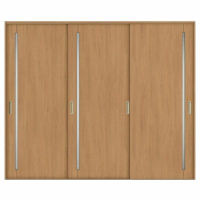 室内引戸 引き違い戸 3枚建 Vレール方式 ラシッサS ガラスタイプ LGC ケーシング付枠 2420 W2432×H2023mm リクシル トステム 引違い戸 ドア 引き戸 LIXIL/TOSTEM リビング建材 室内建具 戸 扉 ドア リフォーム DIY