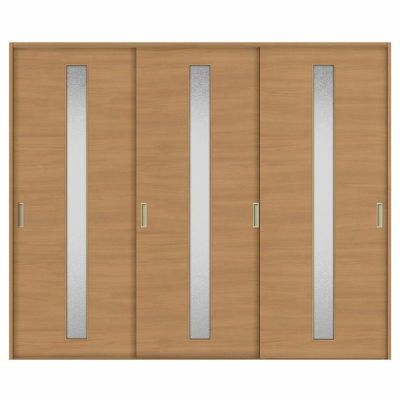 室内引戸 引き違い戸 3枚建 Vレール方式 ラシッサS ガラスタイプ LGB ケーシング付枠 2420 W2432×H2023mm リクシル トステム 引違い戸 ドア 引き戸 LIXIL/TOSTEM リビング建材 室内建具 戸 扉 ドア リフォーム DIY