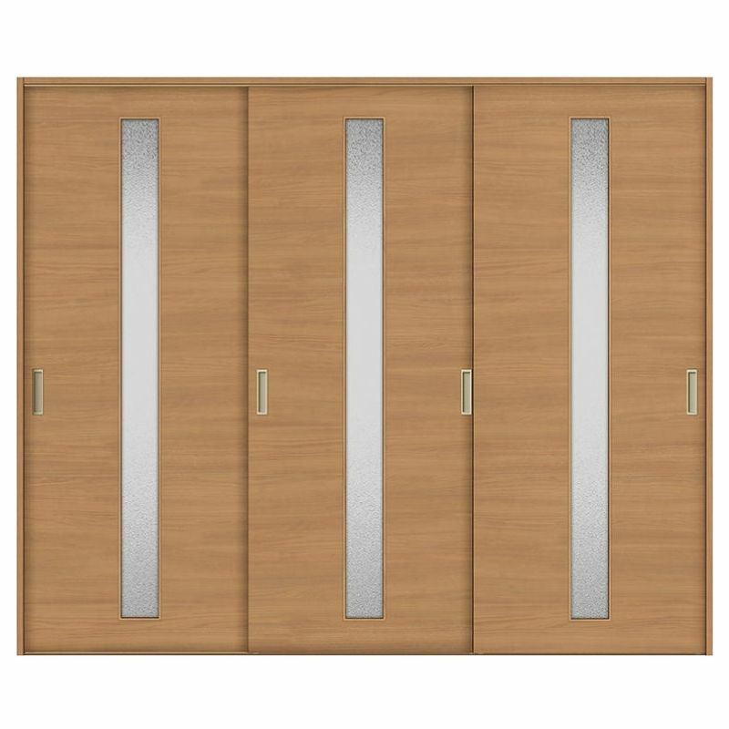 室内引戸 引き違い戸 3枚建 Vレール方式 ラシッサS ガラスタイプ LGB ケーシング付枠 2420 W2432×H2023mm リクシル トステム 引違い戸 ドア 引き戸 LIXIL/TOSTEM リビング建材 室内建具 戸 扉 ドア リフォーム DIY