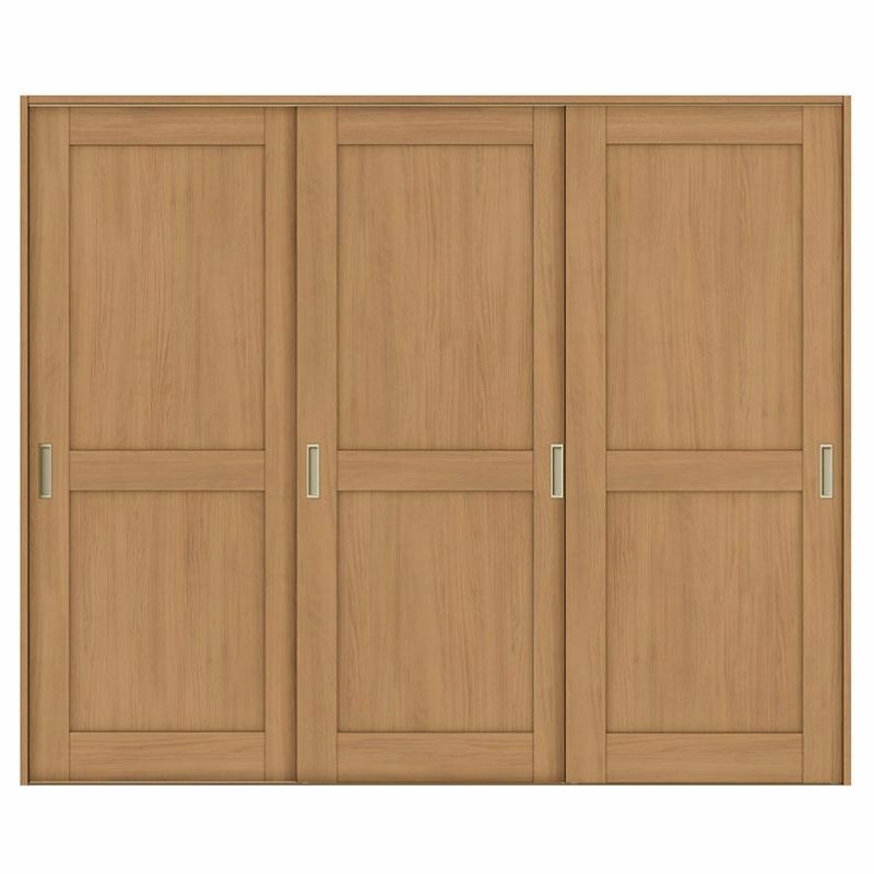 室内引戸 引き違い戸 3枚建 Vレール方式 ラシッサS パネルタイプ LAH ケーシング付枠 2420 W2432×H2023mm リクシル トステム 引違い戸 ドア 引き戸 LIXIL/TOSTEM リビング建材 室内建具 戸 扉 ドア リフォーム DIY