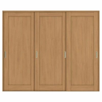 室内引戸 引き違い戸 3枚建 Vレール方式 ラシッサS パネルタイプ LAG ケーシング付枠 2420 W2432×H2023mm リクシル トステム 引違い戸 ドア 引き戸 LIXIL/TOSTEM リビング建材 室内建具 戸 扉 ドア リフォーム DIY