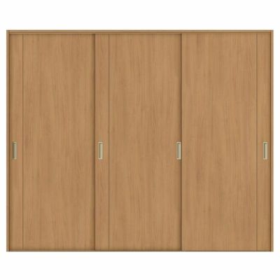 室内引戸 引き違い戸 3枚建 Vレール方式 ラシッサS パネルタイプ LAC ケーシング付枠 2420 W2432×H2023mm リクシル トステム 引違い戸 ドア 引き戸 LIXIL/TOSTEM リビング建材 室内建具 戸 扉 ドア リフォーム DIY