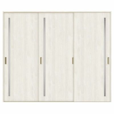 室内引戸 引き違い戸 3枚建 Vレール方式 ラシッサS ガラスタイプ LGC ノンケーシング枠 2420 W2432×H2023mm リクシル トステム 引違い戸 ドア 引き戸 LIXIL/TOSTEM リビング建材 室内建具 戸 扉 ドア リフォーム DIY