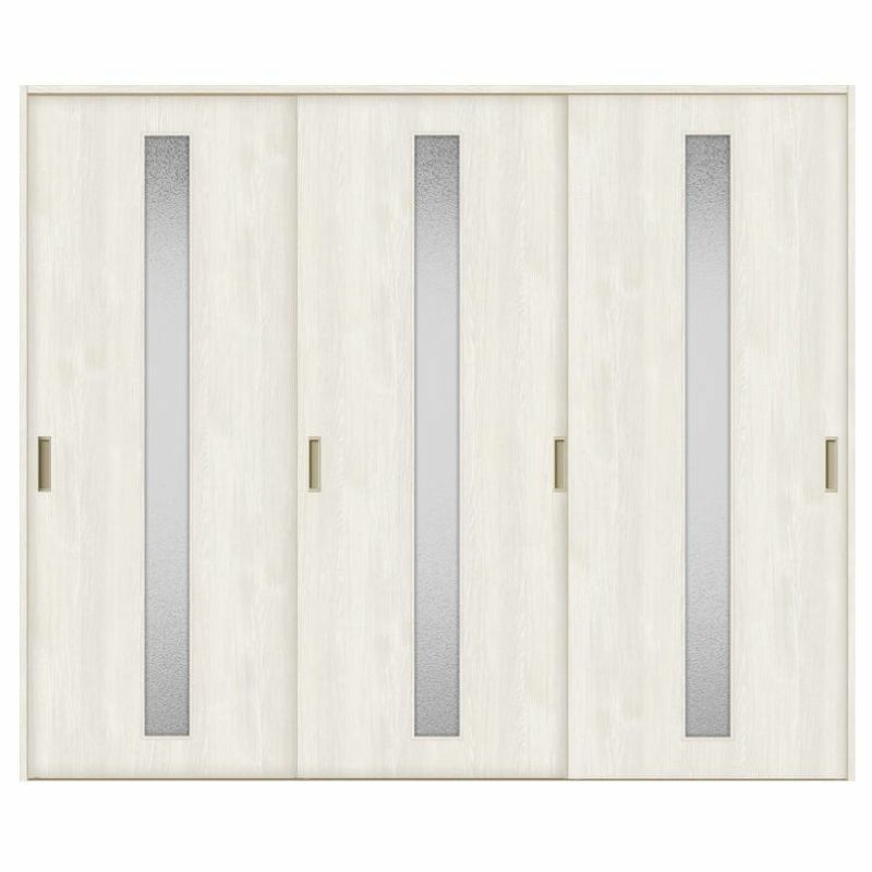 室内引戸 引き違い戸 3枚建 Vレール方式 ラシッサS ガラスタイプ LGA ノンケーシング枠 2420 W2432×H2023mm リクシル トステム 引違い戸 ドア 引き戸 LIXIL/TOSTEM リビング建材 室内建具 戸 扉 ドア リフォーム DIY