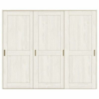 室内引戸 引き違い戸 3枚建 Vレール方式 ラシッサS パネルタイプ LAH ノンケーシング枠 2420 W2432×H2023mm リクシル トステム 引違い戸 ドア 引き戸 LIXIL/TOSTEM リビング建材 室内建具 戸 扉 ドア リフォーム DIY