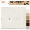 室内引戸 引き違い戸 3枚建 Vレール方式 ラシッサS パネルタイプ LAG ノンケーシング枠 2420 W2432×H2023mm リクシル トステム 引違い戸 ドア 引き戸 LIXIL/TOSTEM リビング建材 室内建具 戸 扉 ドア リフォーム DIY 2枚目
