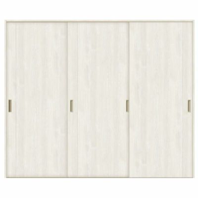 室内引戸 引き違い戸 3枚建 Vレール方式 ラシッサS パネルタイプ LAC ノンケーシング枠 2420 W2432×H2023mm リクシル トステム 引違い戸 ドア 引き戸 LIXIL/TOSTEM リビング建材 室内建具 戸 扉 ドア リフォーム DIY