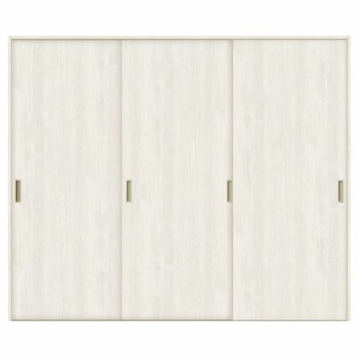 室内引戸 引き違い戸 3枚建 Vレール方式 ラシッサS パネルタイプ LAA ノンケーシング枠 2420 W2432×H2023mm リクシル トステム 引違い戸 ドア 引き戸 LIXIL/TOSTEM リビング建材 室内建具 戸 扉 ドア リフォーム DIY