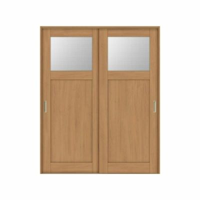 室内引戸 引き違い戸 2枚建 Vレール方式 ラシッサS ガラスタイプ LGJ ケーシング付枠 1620/1820 リクシル トステム 引違い戸 ドア 引き戸 LIXIL/TOSTEM リビング建材 室内建具 戸 扉 ドア リフォーム DIY