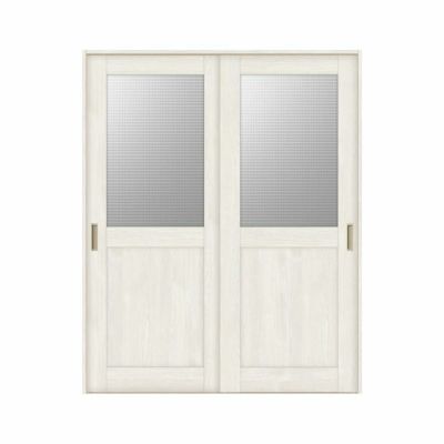 室内引戸 引き違い戸 2枚建 Vレール方式 ラシッサS ガラスタイプ LGH ノンケーシング枠 1620/1820 リクシル トステム 引違い戸 ドア 引き戸 LIXIL/TOSTEM リビング建材 室内建具 戸 扉 ドア リフォーム DIY