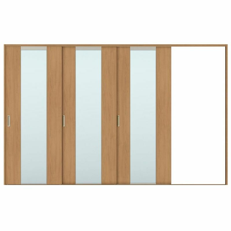 室内引戸 片引き戸 3枚建 Vレール方式 ラシッサS ガラスタイプ LGN ケーシング付枠 3220 W3220×H2023mm リクシル トステム 片引戸 ドア リフォーム LIXIL/TOSTEM リビング建材 室内建具 戸 扉 ドア リフォーム DIY