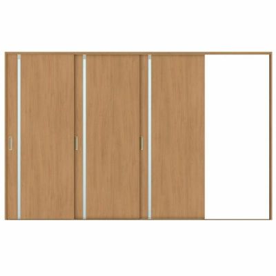 室内引戸 片引き戸 3枚建 Vレール方式 ラシッサS ガラスタイプ LGL ケーシング付枠 3220 W3220×H2023mm リクシル トステム 片引戸 ドア リフォーム LIXIL/TOSTEM リビング建材 室内建具 戸 扉 ドア リフォーム DIY