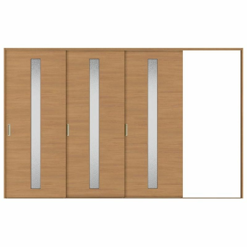 室内引戸 片引き戸 3枚建 Vレール方式 ラシッサS ガラスタイプ LGB ケーシング付枠 3220 W3220×H2023mm リクシル トステム 片引戸 ドア リフォーム LIXIL/TOSTEM リビング建材 室内建具 戸 扉 ドア リフォーム DIY