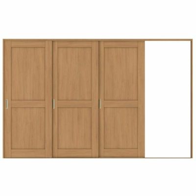 室内引戸 片引き戸 3枚建 Vレール方式 ラシッサS パネルタイプ LAH ケーシング付枠 3220 W3220×H2023mm リクシル トステム 片引戸 ドア リフォーム LIXIL/TOSTEM リビング建材 室内建具 戸 扉 ドア リフォーム DIY