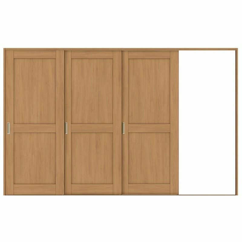 室内引戸 片引き戸 3枚建 Vレール方式 ラシッサS パネルタイプ LAH ケーシング付枠 3220 W3220×H2023mm リクシル トステム 片引戸 ドア リフォーム LIXIL/TOSTEM リビング建材 室内建具 戸 扉 ドア リフォーム DIY