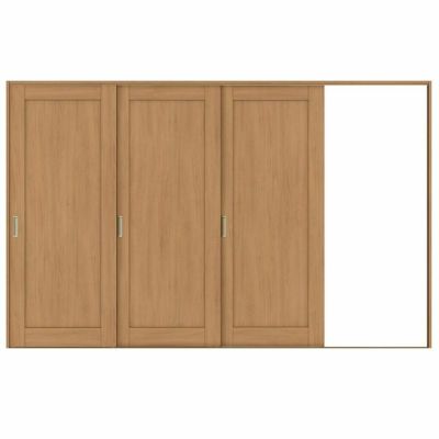 室内引戸 片引き戸 3枚建 Vレール方式 ラシッサS パネルタイプ LAG ケーシング付枠 3220 W3220×H2023mm リクシル トステム 片引戸 ドア リフォーム LIXIL/TOSTEM リビング建材 室内建具 戸 扉 ドア リフォーム DIY