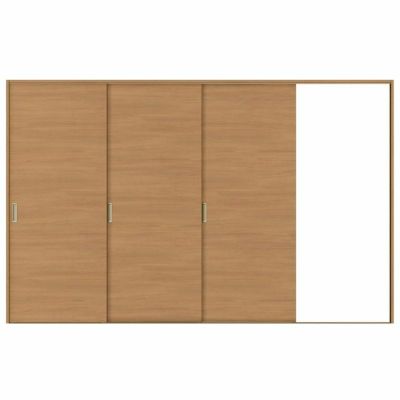 室内引戸 片引き戸 3枚建 Vレール方式 ラシッサS パネルタイプ LAB ケーシング付枠 3220 W3220×H2023mm リクシル トステム 片引戸 ドア リフォーム LIXIL/TOSTEM リビング建材 室内建具 戸 扉 ドア リフォーム DIY