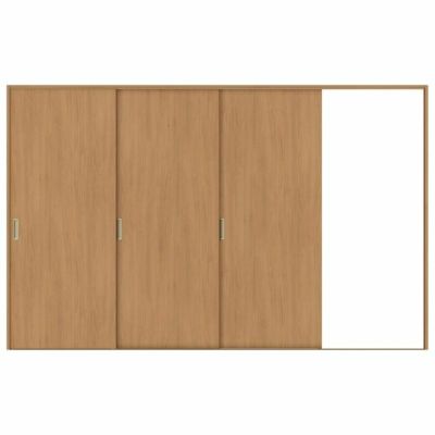 室内引戸 片引き戸 3枚建 Vレール方式 ラシッサS パネルタイプ LAA ケーシング付枠 3220 W3220×H2023mm リクシル トステム 片引戸 ドア リフォーム LIXIL/TOSTEM リビング建材 室内建具 戸 扉 ドア リフォーム DIY