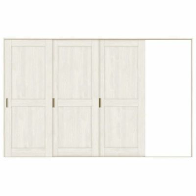 室内引戸 片引き戸 3枚建 Vレール方式 ラシッサS パネルタイプ LAH ノンケーシング枠 3220 W3220×H2023mm リクシル トステム 片引戸 ドア リフォーム LIXIL/TOSTEM リビング建材 室内建具 戸 扉 ドア リフォーム DIY