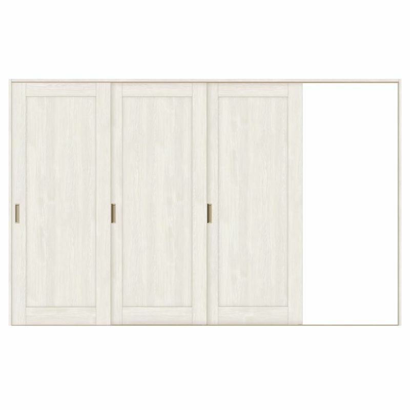 室内引戸 片引き戸 3枚建 Vレール方式 ラシッサS パネルタイプ LAG ノンケーシング枠 3220 W3220×H2023mm リクシル トステム 片引戸 ドア リフォーム LIXIL/TOSTEM リビング建材 室内建具 戸 扉 ドア リフォーム DIY