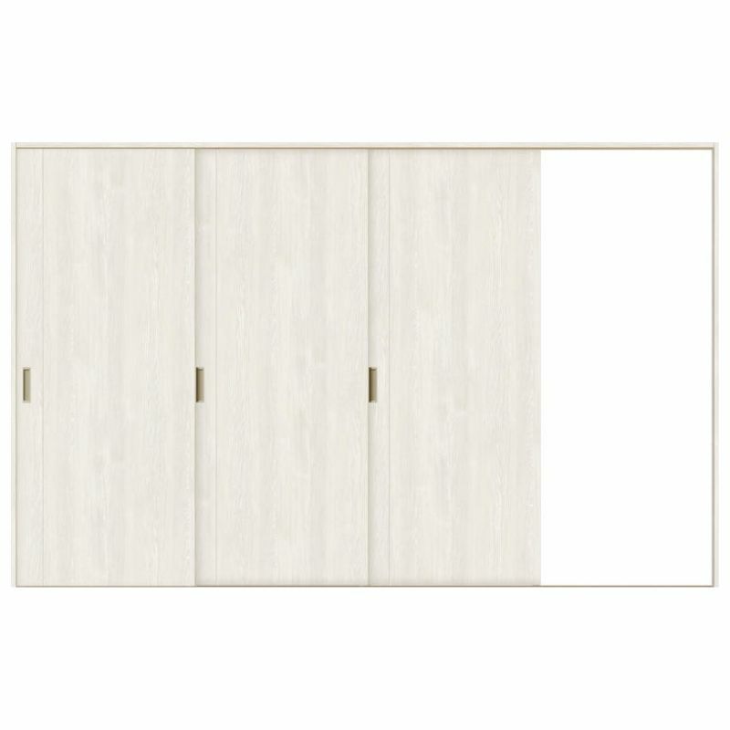 室内引戸 片引き戸 3枚建 Vレール方式 ラシッサS パネルタイプ LAC ノンケーシング枠 3220 W3220×H2023mm リクシル トステム 片引戸 ドア リフォーム LIXIL/TOSTEM リビング建材 室内建具 戸 扉 ドア リフォーム DIY